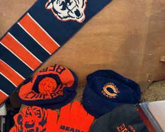 Chicago Bears Promotional Winter Hats, Gloves, Scarf's