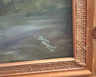 Maxine Sheppard Signed Landscape Oil Painting fifth image