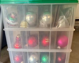Collection of Assorted Vintage Glass Christmas Ornaments third image
