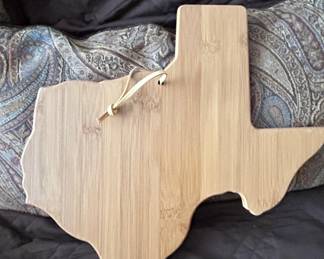 Totally Bamboo Destination Texas StateShaped Serving and Cutting Board second image