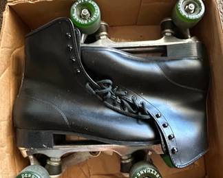 Vintage Roller Derby Roller Star Quad Skates with Urethane Wheels third image