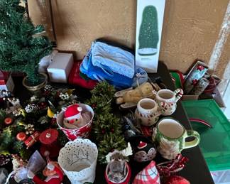 Assorted Holiday Decor and Christmas Ornament Lot fourth image