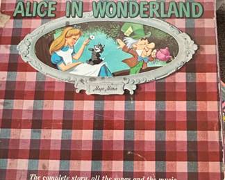 1962 Disneyland Records "Magic Mirror" series LP release of Walt Disney's Alice in Wonderland 