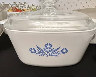 Vintage Corning Ware Blue Cornflower AB Casserole Dish fourth image