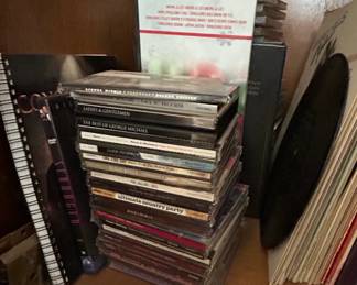 Assorted Music Media Collection CDs and Vinyl Records third image