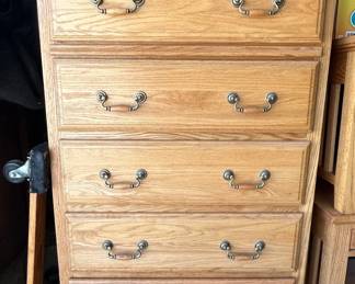 Vintage Oak Drawer Chest