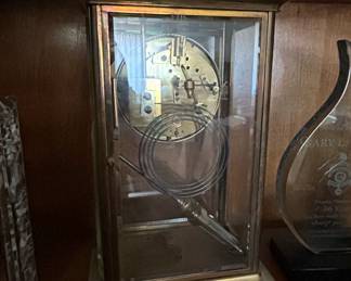 Tiffany  Co. Retained French Crystal Regulator Clock third image