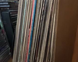 Assorted Music Media Collection CDs and Vinyl Records second image