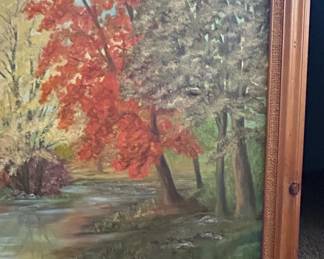 Maxine Sheppard Signed Landscape Oil Painting fourth image