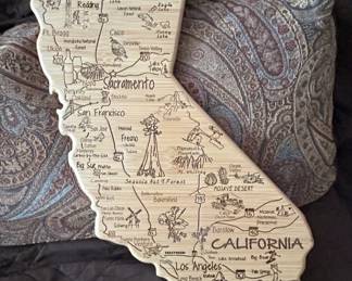 Totally Bamboo California Destination Series Serving Board
