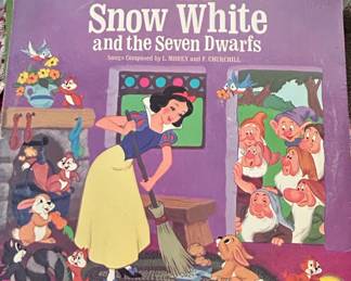 1969 Walt Disney's Snow White and the Seven Dwarfs gatefold LP