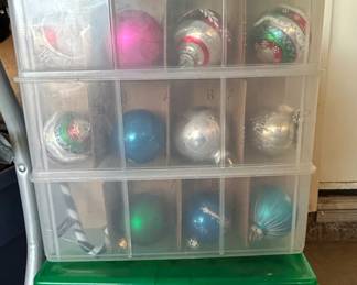 Collection of Assorted Vintage Glass Christmas Ornaments second image