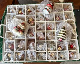 Christmas in a Box Piece HandPainted Ornament Set second image