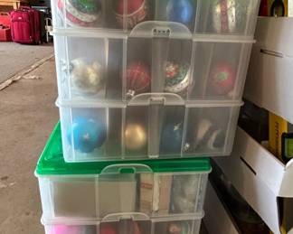 Collection of Assorted Vintage Glass Christmas Ornaments fourth image