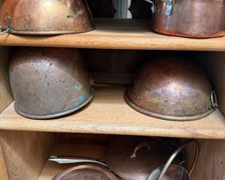 Copper pots