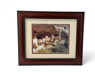 50 RogerChapinMesaVerdeFramedSignedPhotograph