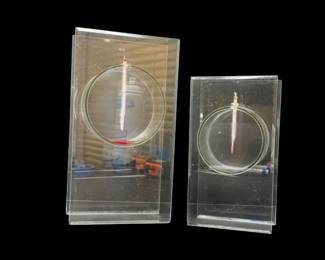 145 GlassDimensionsModernGlassOilLamps2PcsUSAMade