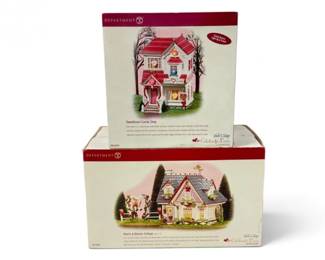 158 Department56CelebrateLoveSweetheartCandyShopCottageSet