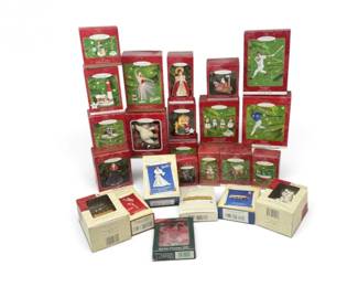 152 HallmarkKeepsakeBarbieLionelHolidayCollectibleOrnaments