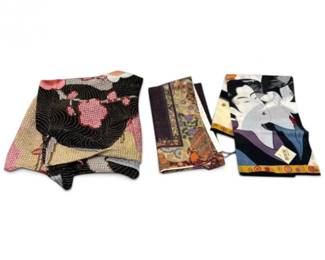 197 JapaneseTextileCollectionDecorativeClothsFabricPanels