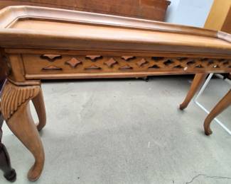Charming Vintage Wooden Hall Table