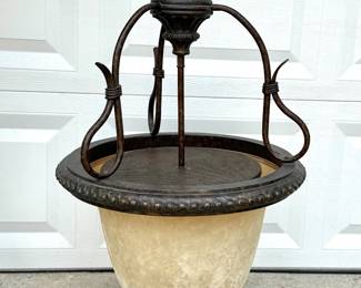 Large Traditional Hanging Pendant Light Fixture with Oil Rubbed Bronze Finish