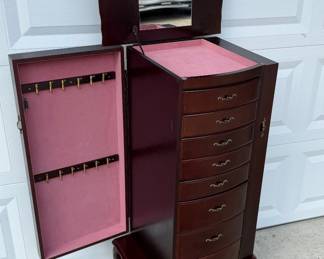 Floor Standing Jewelry Armoire