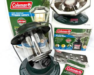 Coleman Propane Lantern and One Burner Stove Camping Set - New in Box