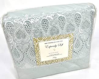 4 Pc King Luxury Cotton Sateen Sheet Set - New in Package