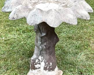 Climbing Squirrel Bird Bath