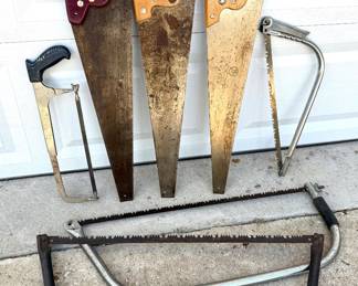 Lot of 7 Hand Saws