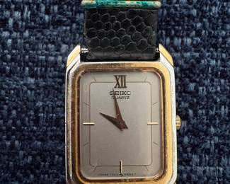 Vintage Seiko Chariot Rectangular Dress Watch (9021-5010)