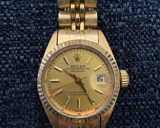 Vintage Rolex Lady-Datejust Ref. 6917 18k Yellow Gold Watch