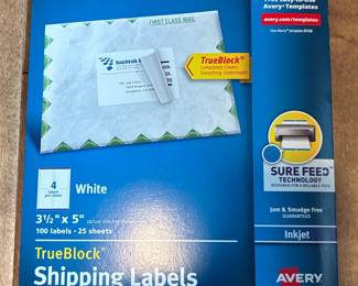 Avery 8168 TrueBlock Shipping Labels