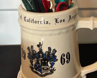 Vintage University of California, Los Angeles (UCLA) 1955 Ceramic Beer Stein