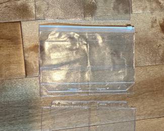 A5 Binder Photo/Card Refill Pages with Zippered Pouch