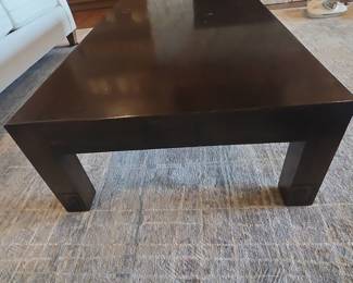 Vintage Carved Wood Greek Key Coffee Table