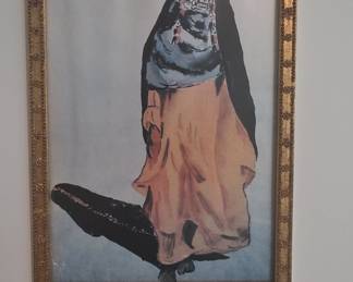 A Bedouin Woman, Decorative Art Print by Saleem Tribe