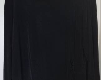 Chico's Travelers Collection Black Ruched Detail Long Sleeve Top