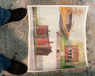 Historical Dade County, Georgia Limited Edition Print by Jim Simpson (1989)
