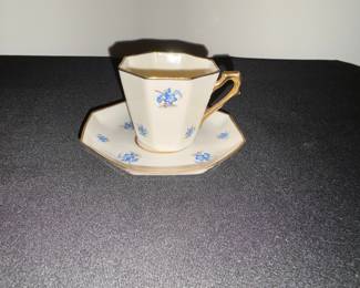 Vintage Leneige Demitasse Cup and Saucer