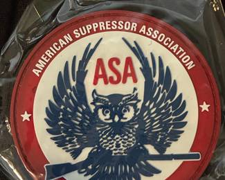 American Suppressor Association (ASA) Logo PVC Patch