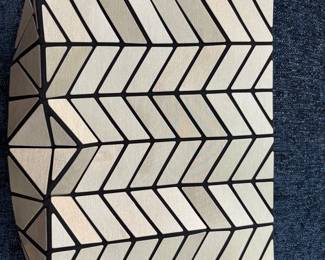 Emilio Pepe Geometric Panel Handbag