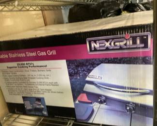 Nexgrill 2-Burner Portable Stainless Steel Gas Grill (820-0007GE)