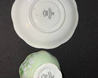 Royal Albert Laurentian Snowdrop Teacup and Saucer