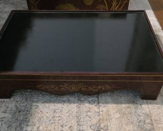 Vintage Asian Lacquer Jewelry Chest with Stand