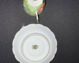 Chubu China Occupied Japan Floral Teacup and Saucer