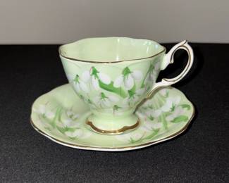 Royal Albert Laurentian Snowdrop Teacup and Saucer