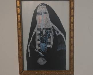 A Bedouin Woman, 1978 Etching