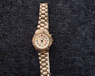 Del Mar Nautical Flag Sport Watch - Two-Tone